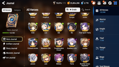 [GLOBAL][INSTANT] Epic 7 Seven 5ML Abyssal Yufine Zio Apocalypse Ravi Judge Kise Baal Edward Elric+ ML pulls + 20 Speed Starter Account-Mobile Games Starter