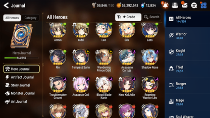 [GLOBAL][INSTANT] Epic 7 Seven 5ML Dragon Bride Senya Navy Captain Landy Requiem Roana + 81ML pulls 13k skystones 3000 mystics+20 Speed + Name Starter Account-Mobile Games Starter