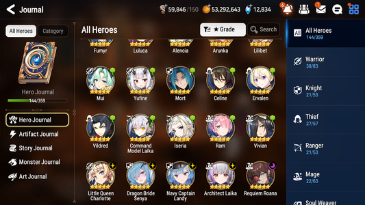 [GLOBAL][INSTANT] Epic 7 Seven 5ML Dragon Bride Senya Navy Captain Landy Requiem Roana + 81ML pulls 13k skystones 3000 mystics+20 Speed + Name Starter Account-Mobile Games Starter