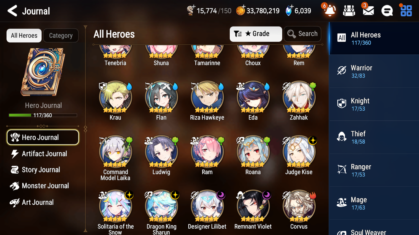 [GLOBAL][INSTANT] Epic 7 Seven 5ML Dragon King Sharun Designer Lilibet Remnant Violet Solitaria Judge Kise+ ML pulls + 20 Speed + Name Starter Account-Mobile Games Starter