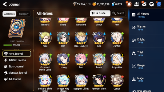 [GLOBAL][INSTANT] Epic 7 Seven 5ML Dragon King Sharun Designer Lilibet Remnant Violet Solitaria Judge Kise+ ML pulls + 20 Speed + Name Starter Account-Mobile Games Starter