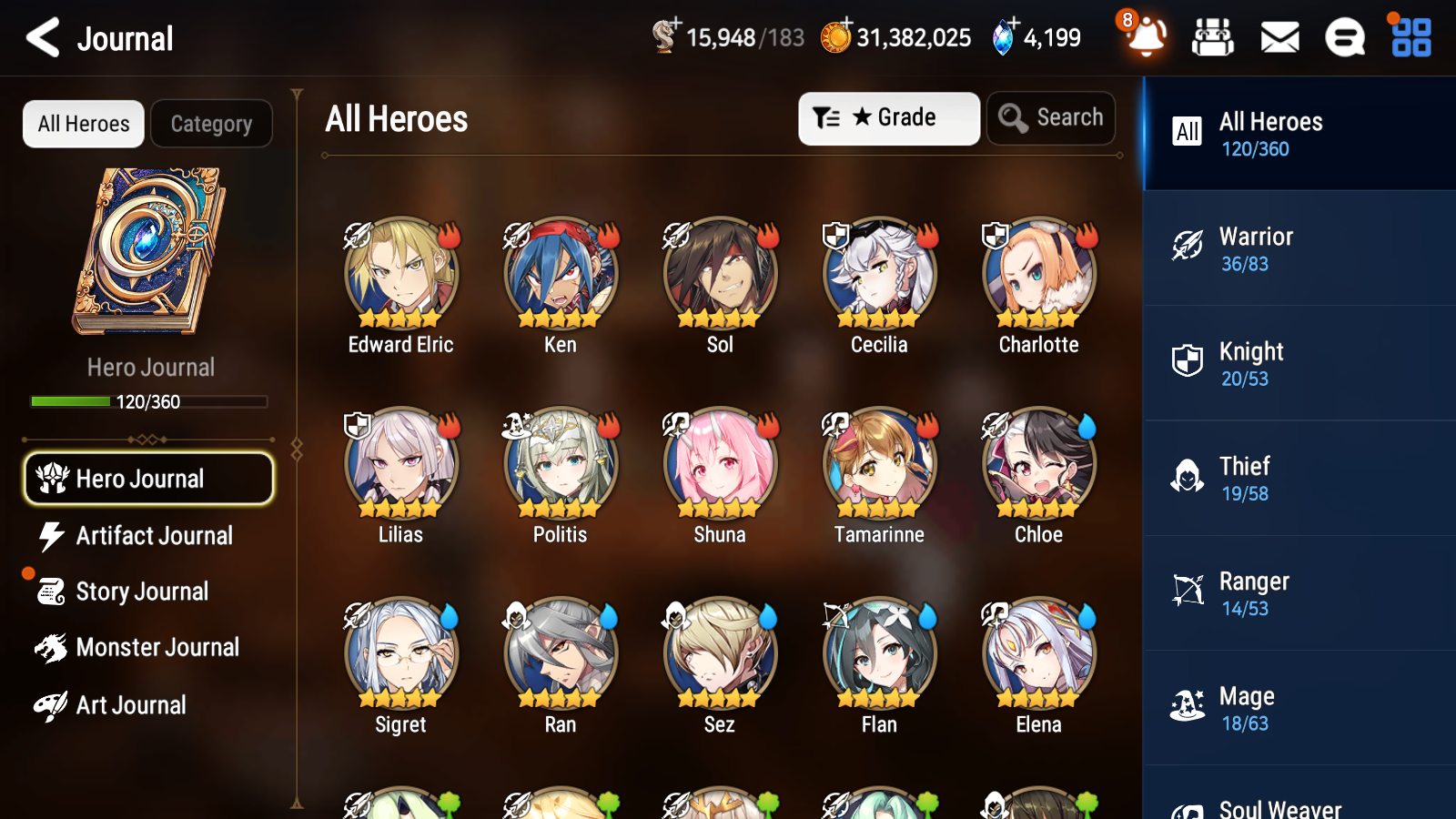 [GLOBAL][INSTANT] Epic 7 Seven 5ML Empyrean Ilynav Lionheart Cermia Specimen Sez Apocalypse Ravi Dark Corvus Edward Angel Angelica + ML Pulls + 20 Speed + Name Starter Account-Mobile Games Starter