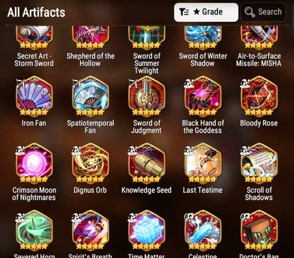 [GLOBAL][INSTANT] Epic 7 Seven 5ML Empyrean Ilynav Straze Luluca Ruele Sigret + 60ML pulls 12k skystones 2700 mystics+ Name Starter Account-Mobile Games Starter