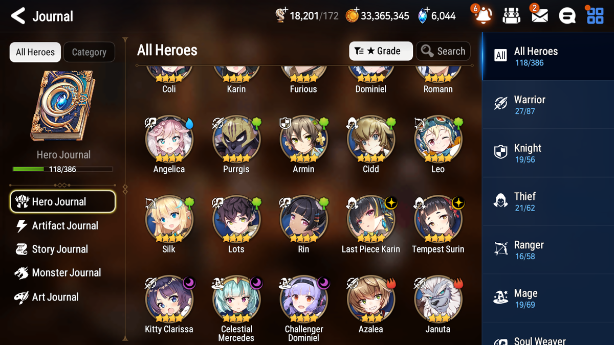 [GLOBAL][INSTANT] Epic 7 Seven 5ML Harsetti Hellion Lua Abyssal Yufine Zio Setsuka + 56ML pulls +2x 20 Speed + Luna Skin + Name Starter Account-Mobile Games Starter