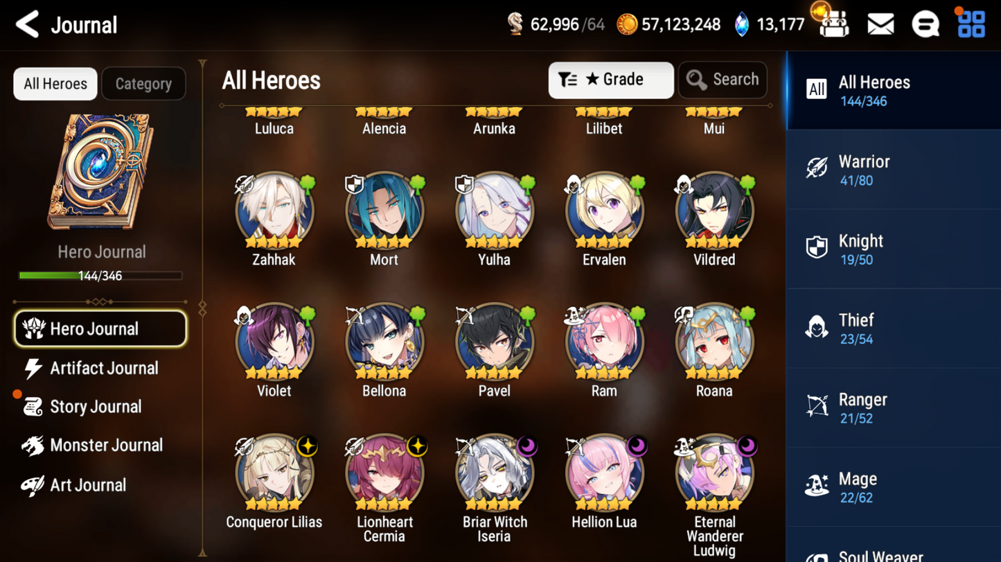 [GLOBAL] [INSTANT] Epic 7 Seven 5ML Hellion Lua + 67ML pulls 13k skystones 2900 mystics+ Name Starter Account-Mobile Games Starter