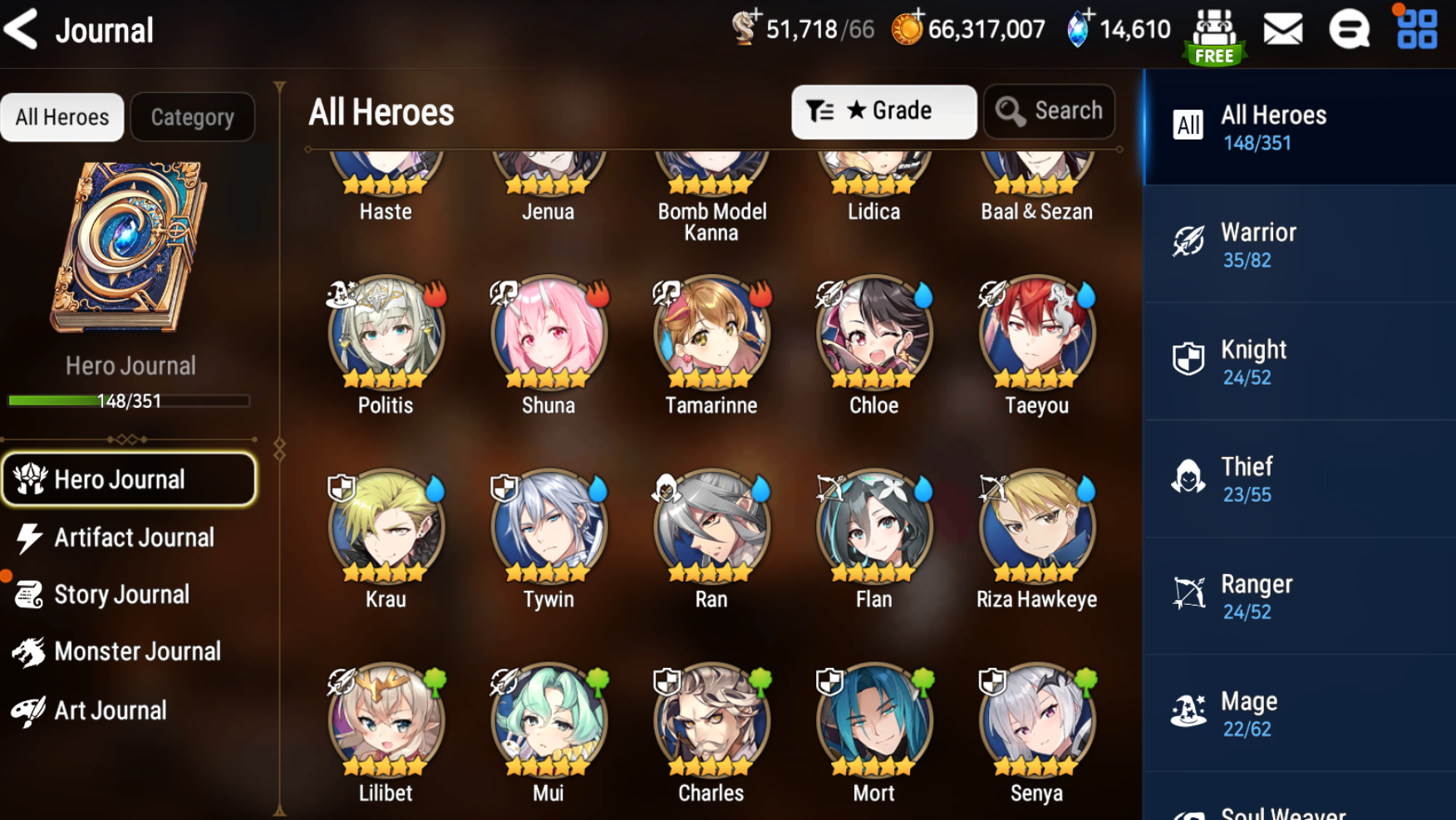 [GLOBAL][INSTANT] Epic 7 Seven 5ML Hellion Lua Belian Lionheart Cermia + 74ML pulls 14k skystones 3100 mystics+ Name Starter Account)-Mobile Games Starter