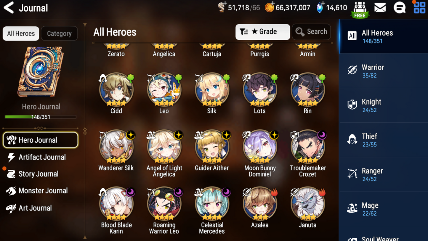 [GLOBAL][INSTANT] Epic 7 Seven 5ML Hellion Lua Belian Lionheart Cermia + 74ML pulls 14k skystones 3100 mystics+ Name Starter Account)-Mobile Games Starter