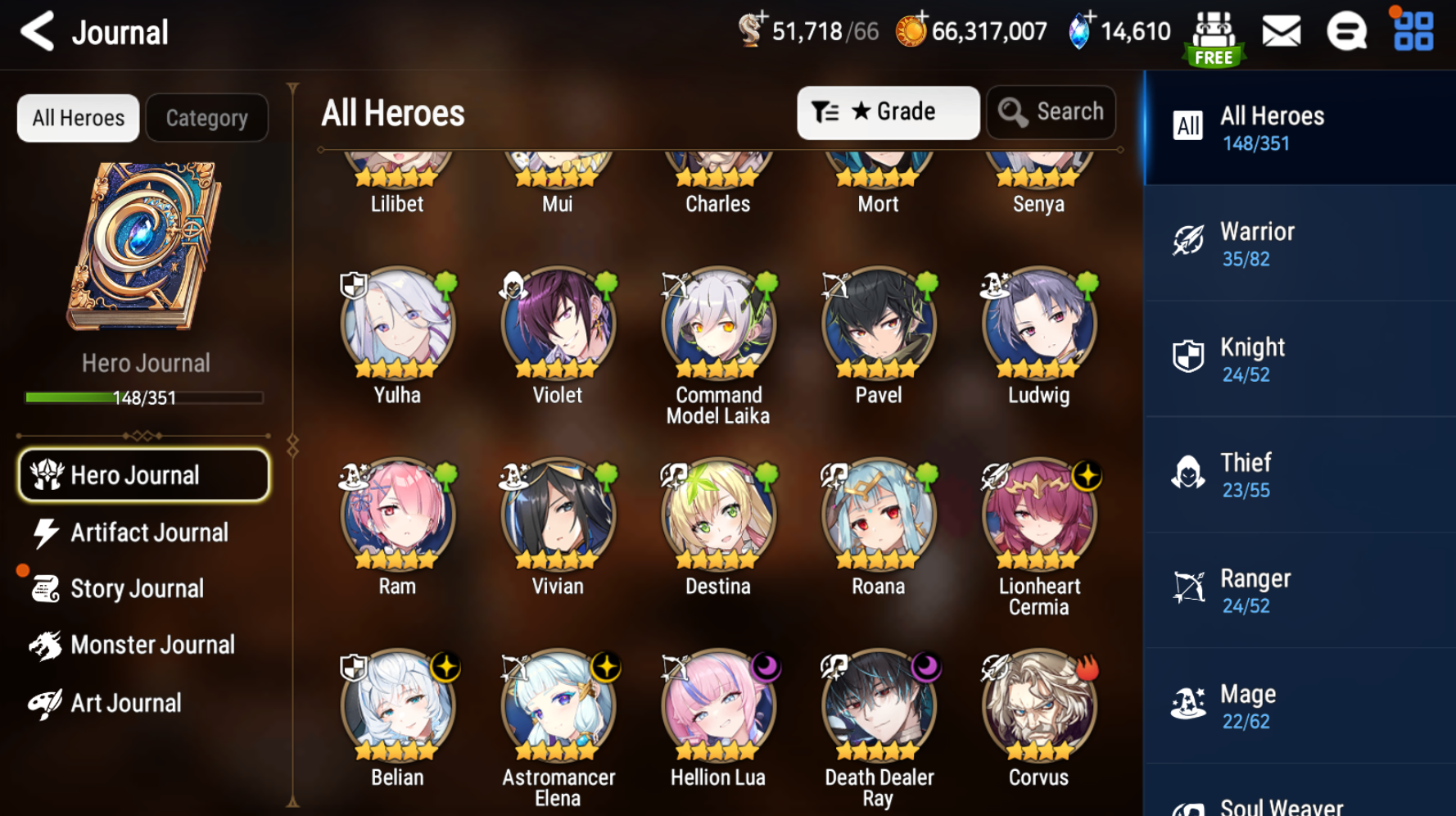 [GLOBAL][INSTANT] Epic 7 Seven 5ML Hellion Lua Belian Lionheart Cermia + 74ML pulls 14k skystones 3100 mystics+ Name Starter Account)-Mobile Games Starter