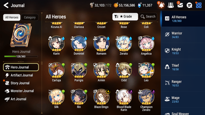 [GLOBAL][INSTANT] Epic 7 Seven 5ML Lady of the Scales New Moon Luna Sylvan Sage Vivian Lilibet Jack +11k Gems +52 ML pulls + 20 Speed Starter Account-Mobile Games Starter