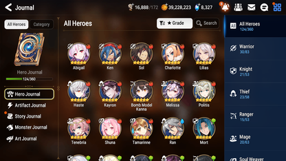 [GLOBAL][INSTANT] Epic 7 Seven 5ML New Moon Luna Apocalypse Ravi Lilibet Charles Archdemon+40 ML pulls + 20 Speed + Name Starter Account-Mobile Games Starter