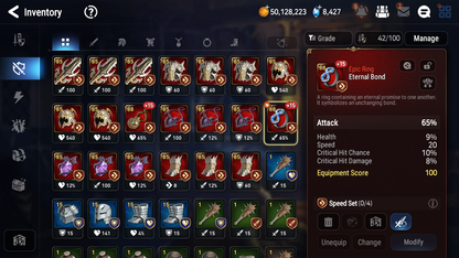 [GLOBAL][INSTANT] Epic 7 Seven 5ML New Moon Luna Apocalypse Ravi Lilibet Charles Archdemon+54 ML pulls + 2x 20 Speed + Luna Skin + Name Starter Account-Mobile Games Starter