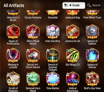 [GLOBAL][INSTANT] Epic 7 Seven 5ML New Moon Luna Belian Iseria Roana Maid Chloe +46 ML pulls + Name Starter Account-Mobile Games Starter