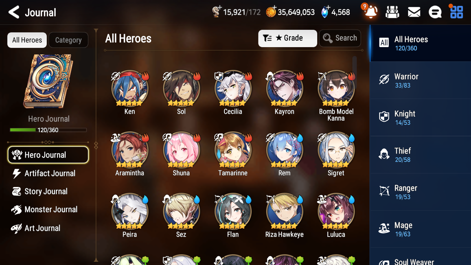 [GLOBAL][INSTANT] Epic 7 Seven 5ML New Moon Luna Kise Sigret Luluca Iseria Rem +ML pulls +20 Speed + Name Starter Account-Mobile Games Starter
