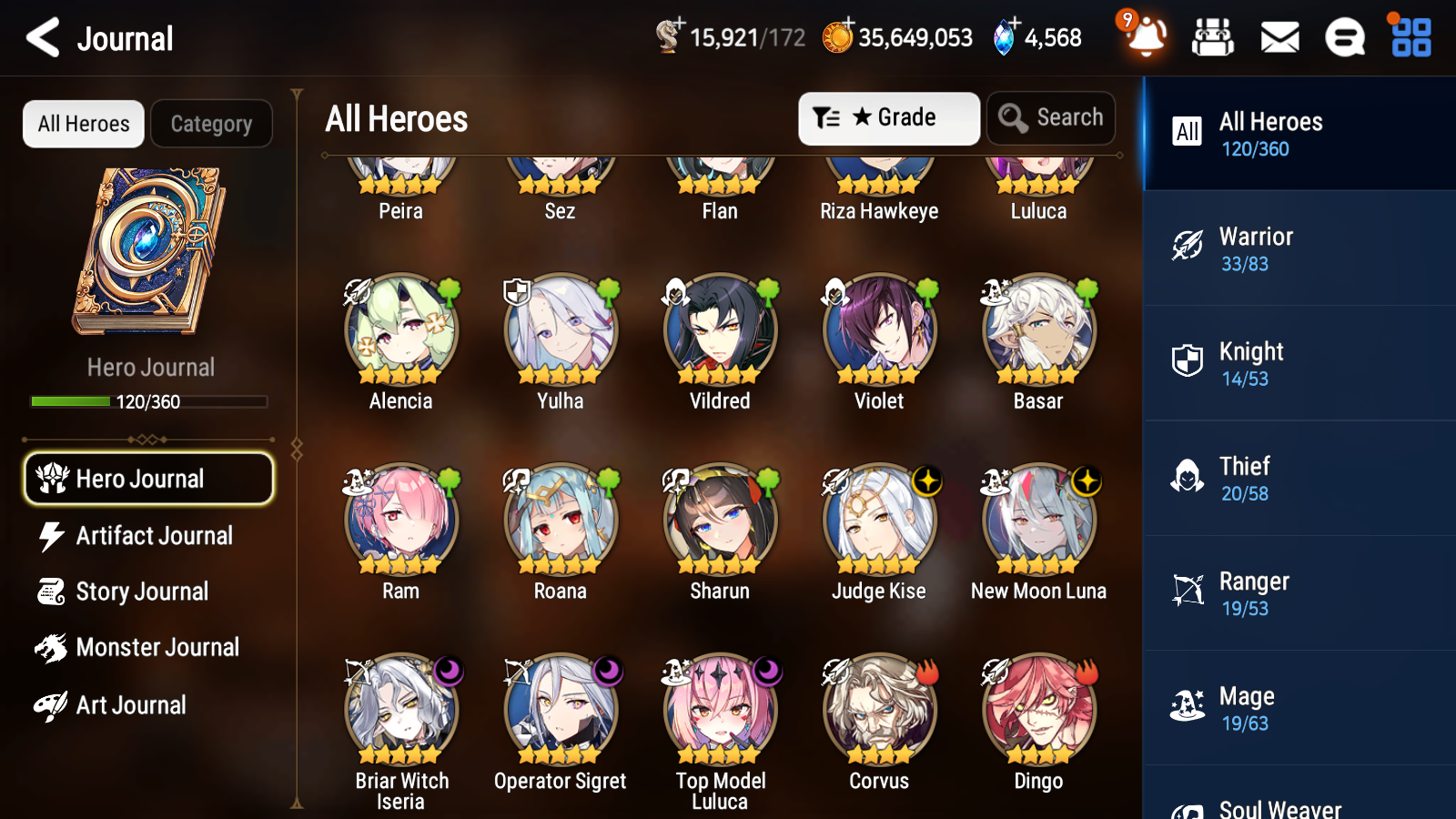 [GLOBAL][INSTANT] Epic 7 Seven 5ML New Moon Luna Kise Sigret Luluca Iseria Rem +ML pulls +20 Speed + Name Starter Account-Mobile Games Starter