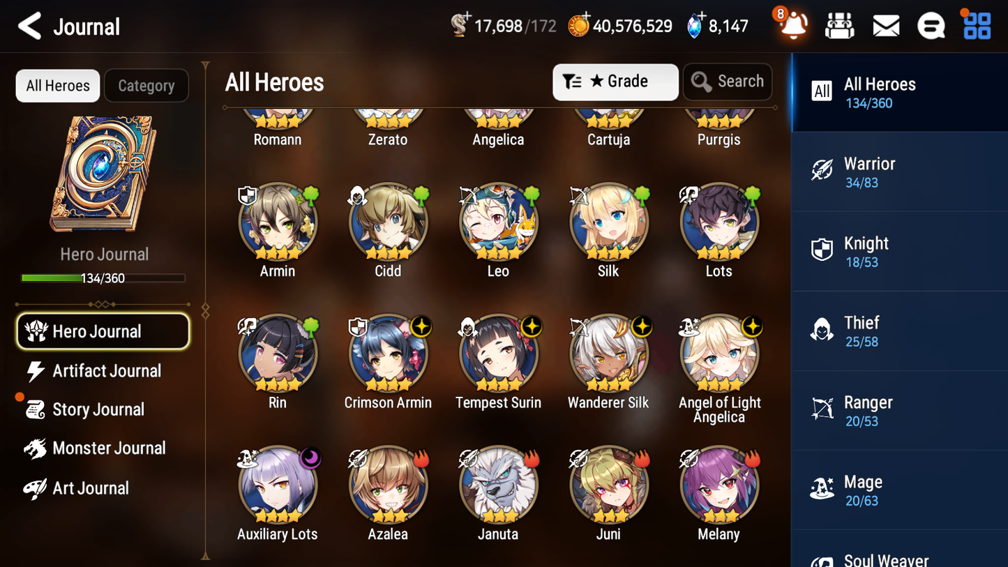 [GLOBAL][INSTANT] Epic 7 Seven 5ML New Moon Luna Sea Phantom Politis Remnant Violet Sez Baal Midnight Gala Lilias Angel +40 ML pulls + 20 Speed + Name Starter Account-Mobile Games Starter