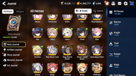 [GLOBAL][INSTANT] Epic 7 Seven 5ML New Moon Luna Straze Apocalypse Ravi DJ Basar +43ML pulls +20 Speed + Name Starter Account-Mobile Games Starter
