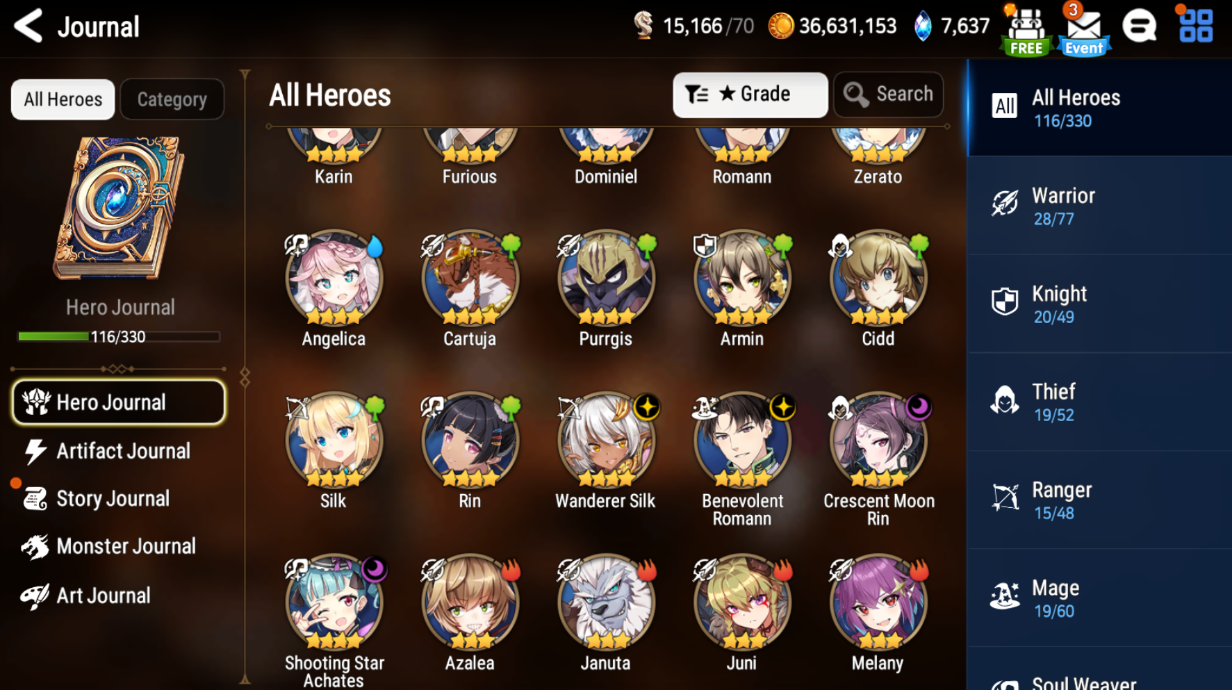 [GLOBAL][INSTANT] Epic 7 Seven 4ML New Moon Luna Vivian Apocalypse Ravi Sez Rem +7.6k Gems +23 ML pulls + Name Starter Account-Mobile Games Starter