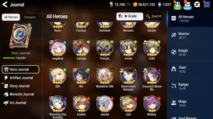 [GLOBAL][INSTANT] Epic 7 Seven 4ML New Moon Luna Vivian Apocalypse Ravi Sez Rem +7.6k Gems +23 ML pulls + Name Starter Account-Mobile Games Starter