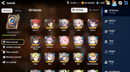 [GLOBAL][INSTANT] Epic 7 Seven 5ML Straze Kawerik Elena Luluca + ML pulls + Name Starter Account-Mobile Games Starter