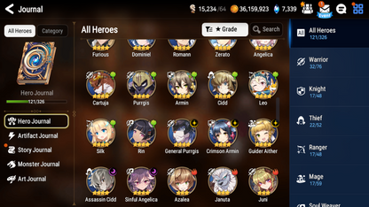 [GLOBAL][INSTANT] Epic 7 Seven 5ML Straze Kawerik Elena Luluca + ML pulls + Name Starter Account-Mobile Games Starter