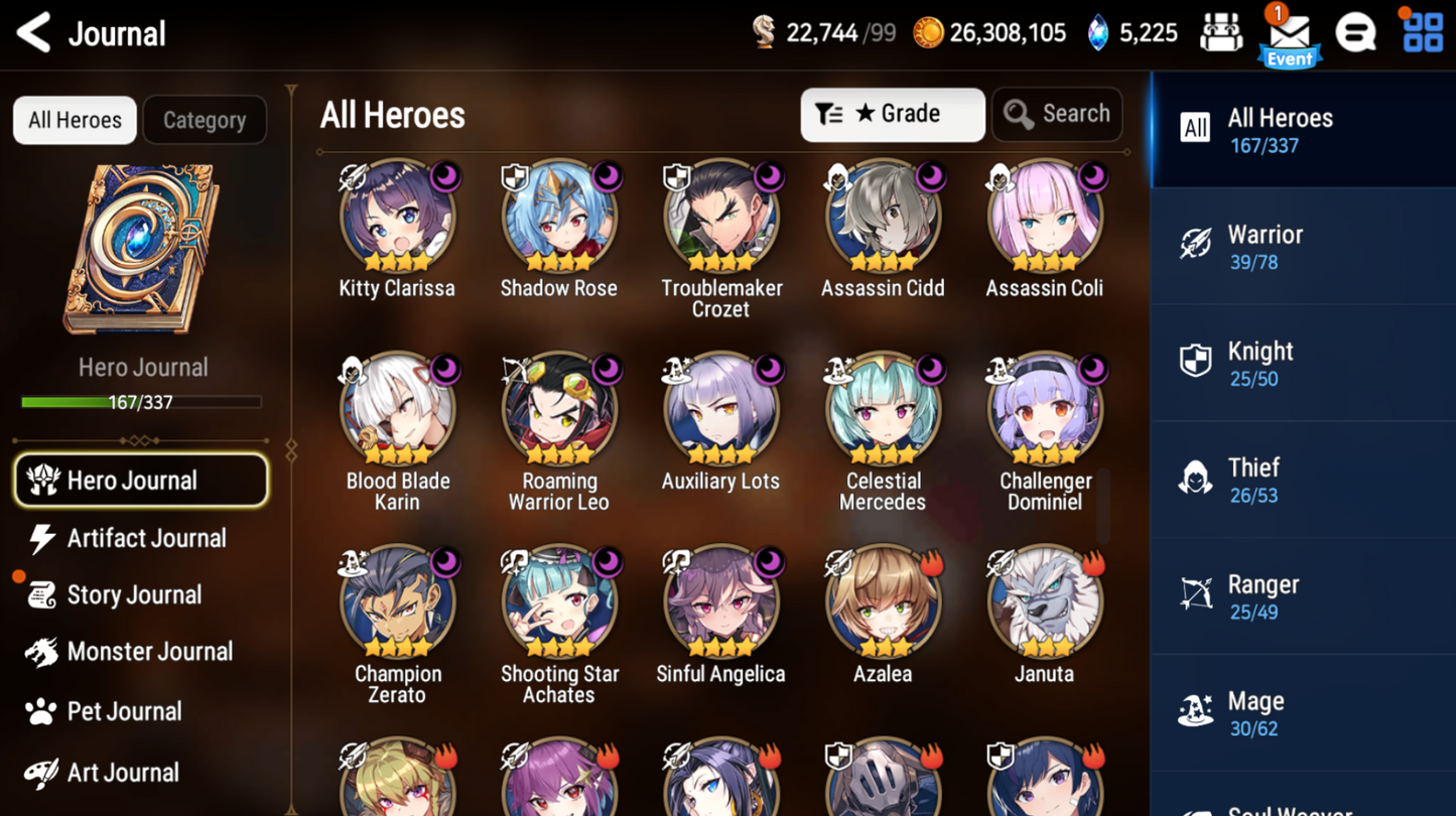 [GLOBAL][INSTANT] Epic 7 Seven 5ML+27 4*ML Lionheart Cermia Remnant Violet Sez Rimuru 10-10 Account-Mobile Games Starter