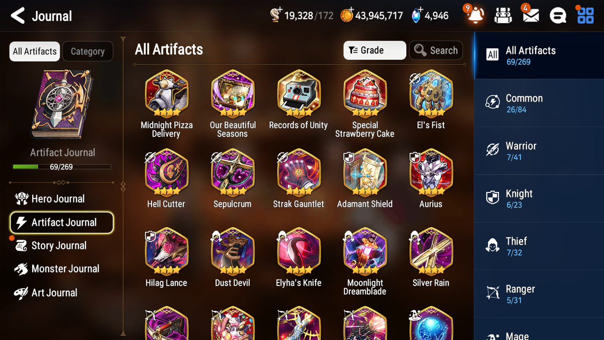 [GLOBAL][INSTANT] Epic 7 Seven 6ML New Moon Luna Straze Apocalypse Ravi DJ Basar Lidica +43ML pulls +20 Speed + Name Starter Account-Mobile Games Starter