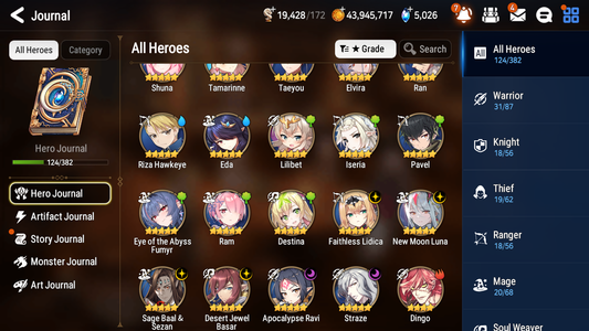 [GLOBAL][INSTANT] Epic 7 Seven 6ML 1LIM Summer Fumyr New Moon Luna Straze Apocalypse Ravi DJ Basar Lidica +43ML pulls +20 Speed + Name Starter Account-Mobile Games Starter
