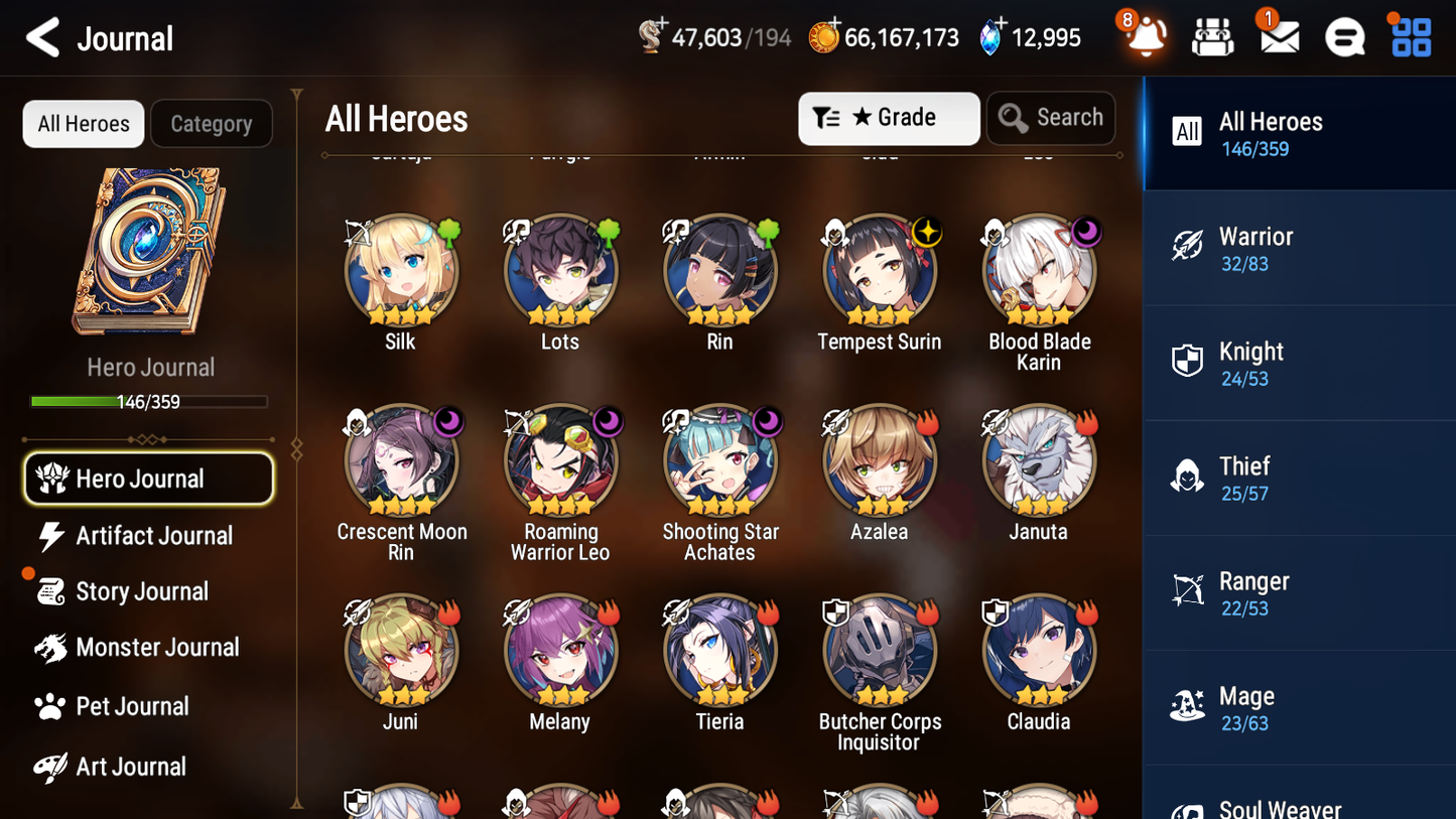 [GLOBAL][INSTANT] Epic 7 Seven 6ML Bystander Hwayoung Navy Captain Landy Diene + 85ML pulls 15k skystones 3000 mystics+20 Speed + Name Starter Account-Mobile Games Starter