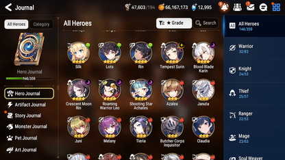 [GLOBAL][INSTANT] Epic 7 Seven 6ML Bystander Hwayoung Navy Captain Landy Diene + 85ML pulls 15k skystones 3000 mystics+20 Speed + Name Starter Account-Mobile Games Starter