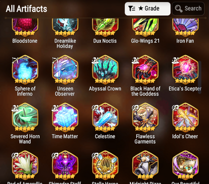 [GLOBAL][INSTANT] Epic 7 Seven 4ML Bystander Hwayoung Diene + 69ML pulls 15k skystones 2900 mystics+ Name Starter Account-Mobile Games Starter