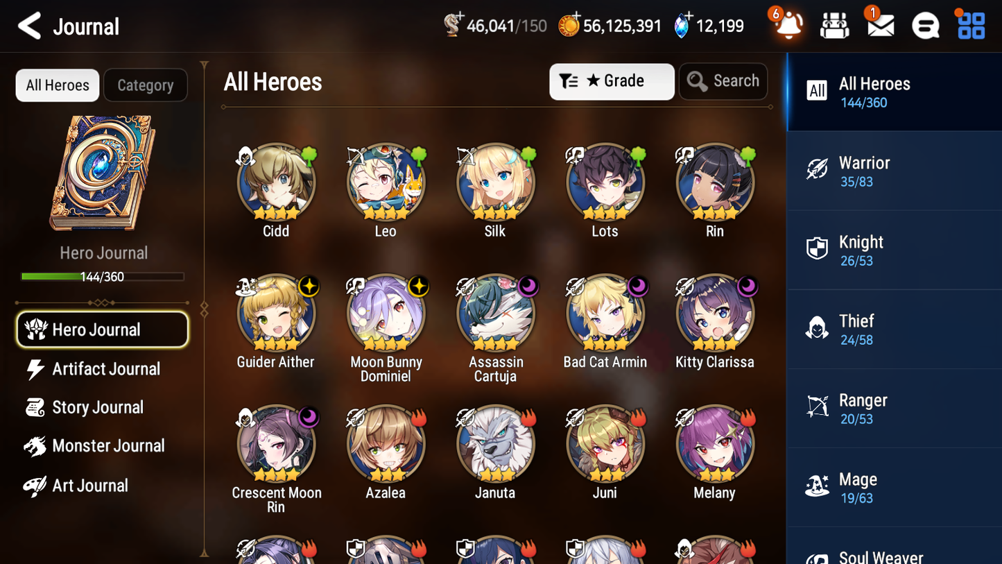 [GLOBAL][INSTANT] Epic 7 Seven 6ML Empyrean Ilynav Abyssal Yufine Straze Luluca Ruele Sigret + 74ML pulls 12k skystones 2700 mystics+ 20 Speed +Name Starter Account-Mobile Games Starter