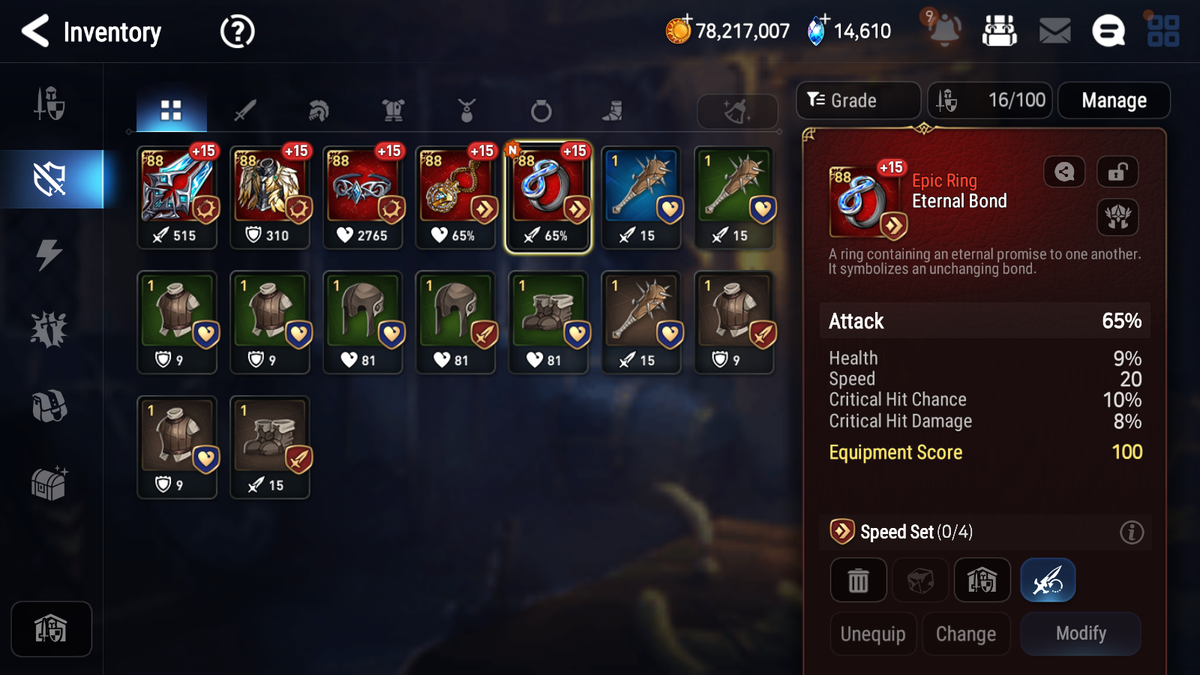[GLOBAL][INSTANT] Epic 7 Seven 6ML Hellion Lua Belian Lionheart Cermia Sigret + 102ML pulls 14k skystones 3200 mystics+2x 20 Speed + Luna Skin + Name Starter Account-Mobile Games Starter