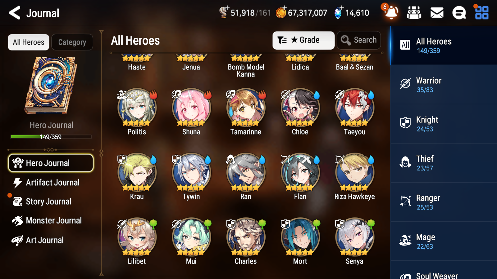 [GLOBAL][INSTANT] Epic 7 Seven 6ML Hellion Lua Belian Lionheart Cermia Sigret + 88ML pulls 14k skystones 3200 mystics+20 Speed + Name Starter Account-Mobile Games Starter
