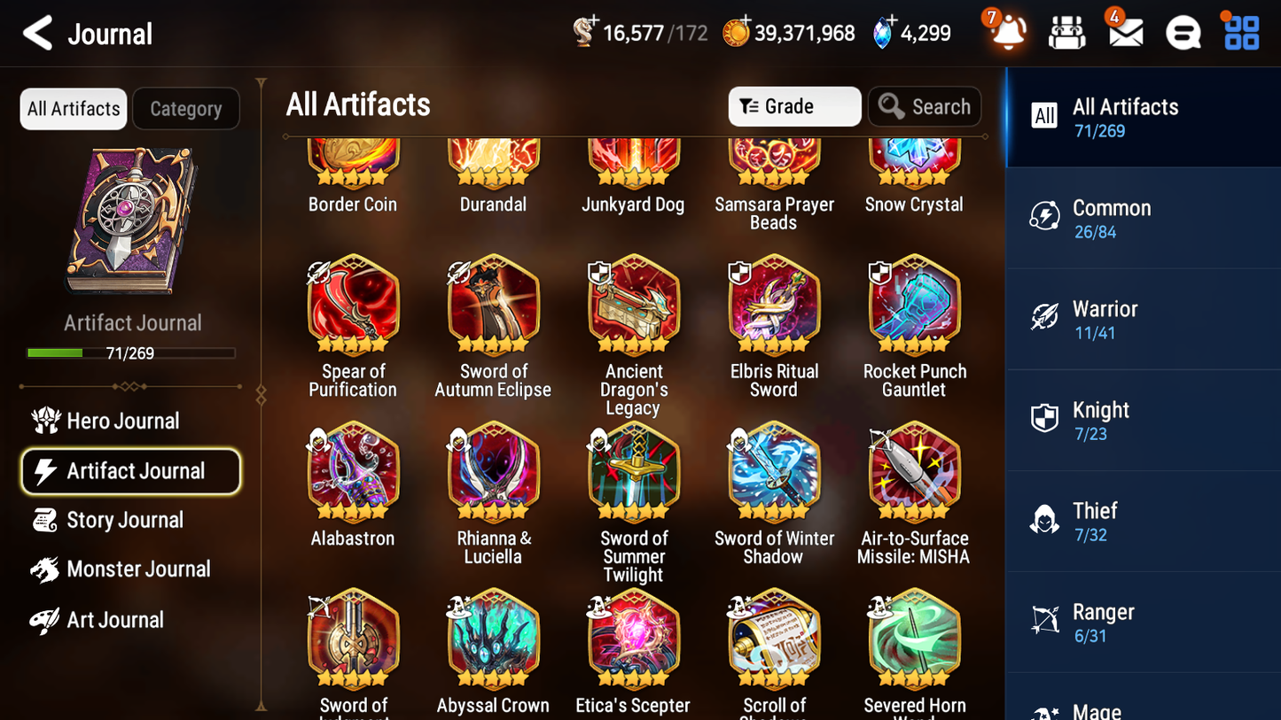 [GLOBAL][INSTANT] Epic 7 Seven 6ML Lady of the Scales New Moon Luna Top Model Luluca Krau Corvus Perfumer Byblis +39 ML pulls Mystics +20 Speed + Name Starter Account-Mobile Games Starter