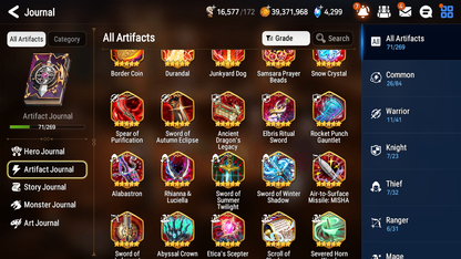 [GLOBAL][INSTANT] Epic 7 Seven 6ML Lady of the Scales New Moon Luna Top Model Luluca Krau Corvus Perfumer Byblis +39 ML pulls Mystics +20 Speed + Name Starter Account-Mobile Games Starter