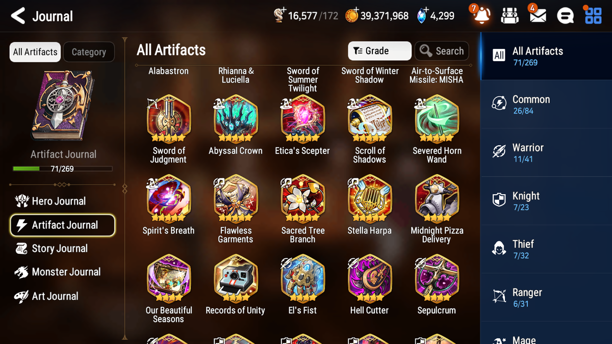 [GLOBAL][INSTANT] Epic 7 Seven 6ML Lady of the Scales New Moon Luna Top Model Luluca Krau Corvus Perfumer Byblis +39 ML pulls Mystics +20 Speed + Name Starter Account-Mobile Games Starter