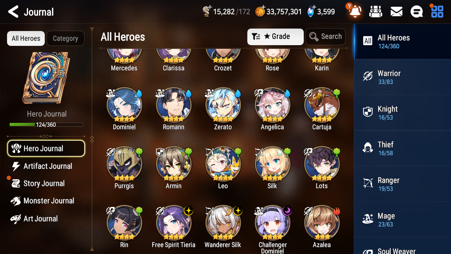 [GLOBAL][INSTANT] Epic 7 Seven 6ML Lone Crescent Bellona Haste Vivian Corvus Solitaria Ruele+ ML pulls + 20 Speed + Name Starter Account-Mobile Games Starter