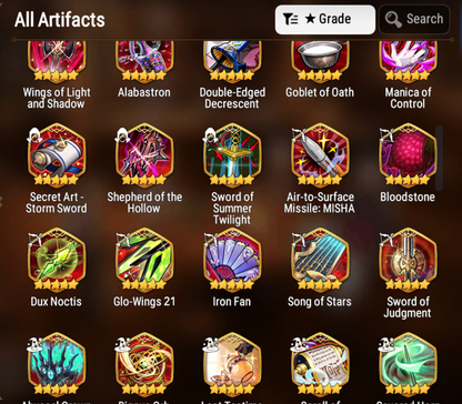 [GLOBAL][INSTANT] Epic 7 Seven 5ML Lone Wolf Peira + 74ML pulls 14k skystones 3100 Mystics + Name Starter Account-Mobile Games Starter