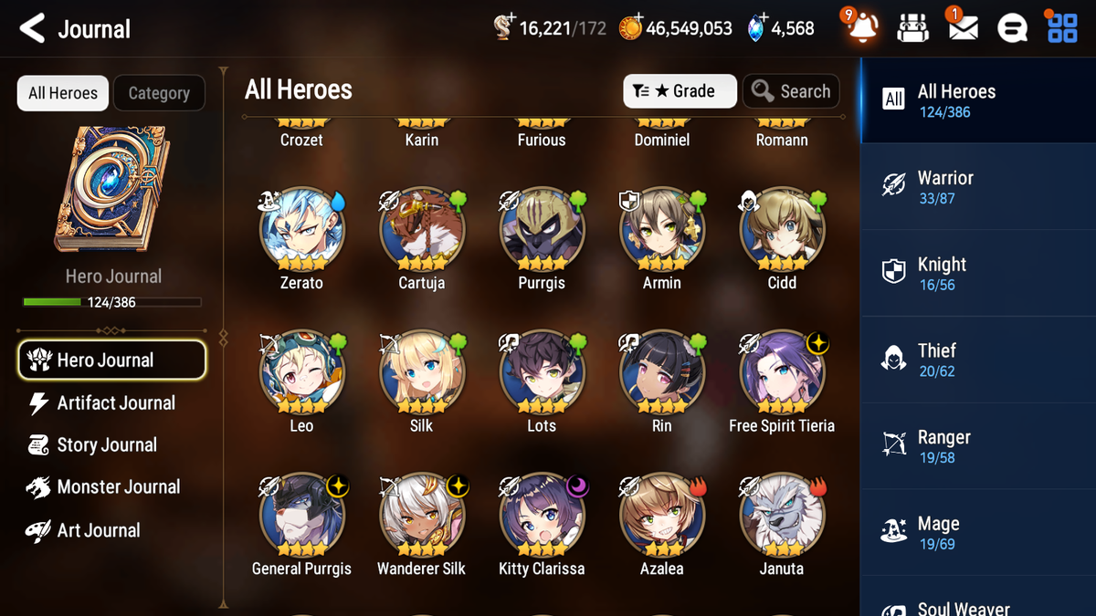 [GLOBAL][INSTANT] Epic 7 Seven 6ML New Moon Luna Abyssal Yufine Kise Sigret Luluca Iseria Rem +49ML pulls +2x 20 Speed + Luna Skin + Name Starter Account-Mobile Games Starter