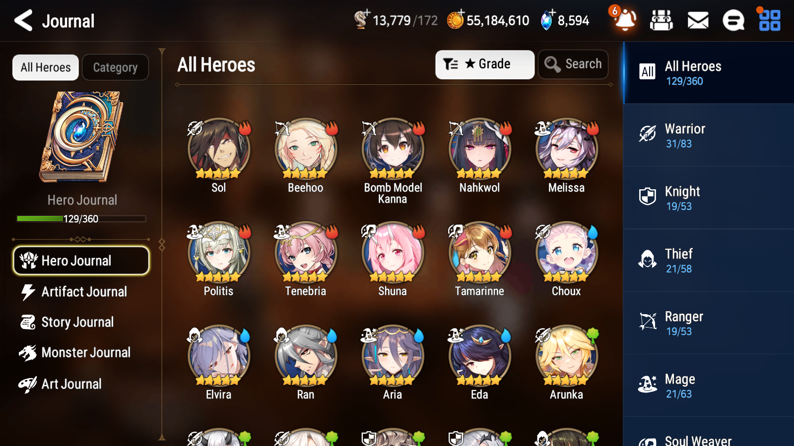 [GLOBAL][INSTANT] Epic 7 Seven 6ML New Moon Luna Belian Iseria Roana Maid Chloe +60 ML pulls + 20 Speed +Name Starter Account-Mobile Games Starter
