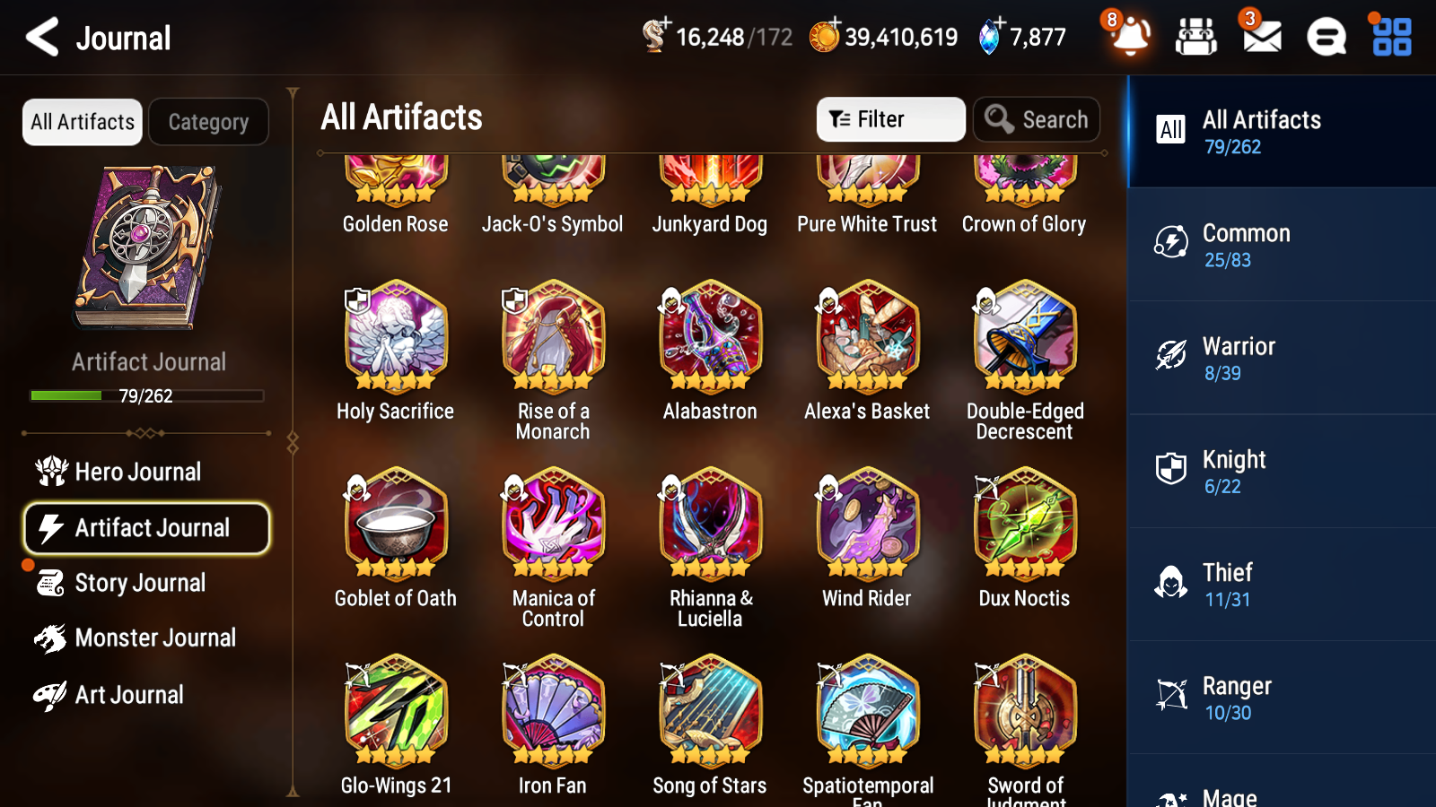 [GLOBAL][INSTANT] Epic 7 Seven 6ML New Moon Luna Briar Witch Iseria Ludwig Cermia Ruele DJ Basar +39ML pulls +20 Speed+ Name Starter Account-Mobile Games Starter