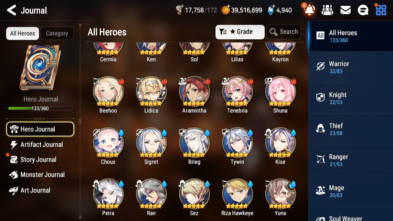 [GLOBAL][INSTANT] Epic 7 Seven 6ML New Moon Luna Kise Cermia Sez Haste Fairytale Angel +41ML pulls +20 Speed + Name Starter Account-Mobile Games Starter