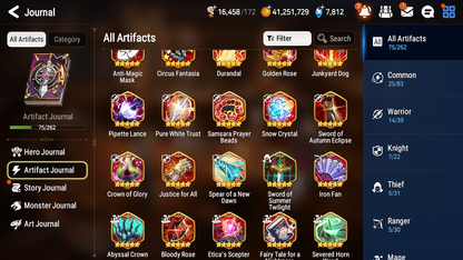 [GLOBAL][INSTANT] Epic 7 Seven 6ML New Moon Luna Sea Phantom Politis Krau Charlotte Maid Chloe Swift Flagbearer Sigret +7.8k Gems +39ML pulls + 20 Speed + Name Starter Account-Mobile Games Starter