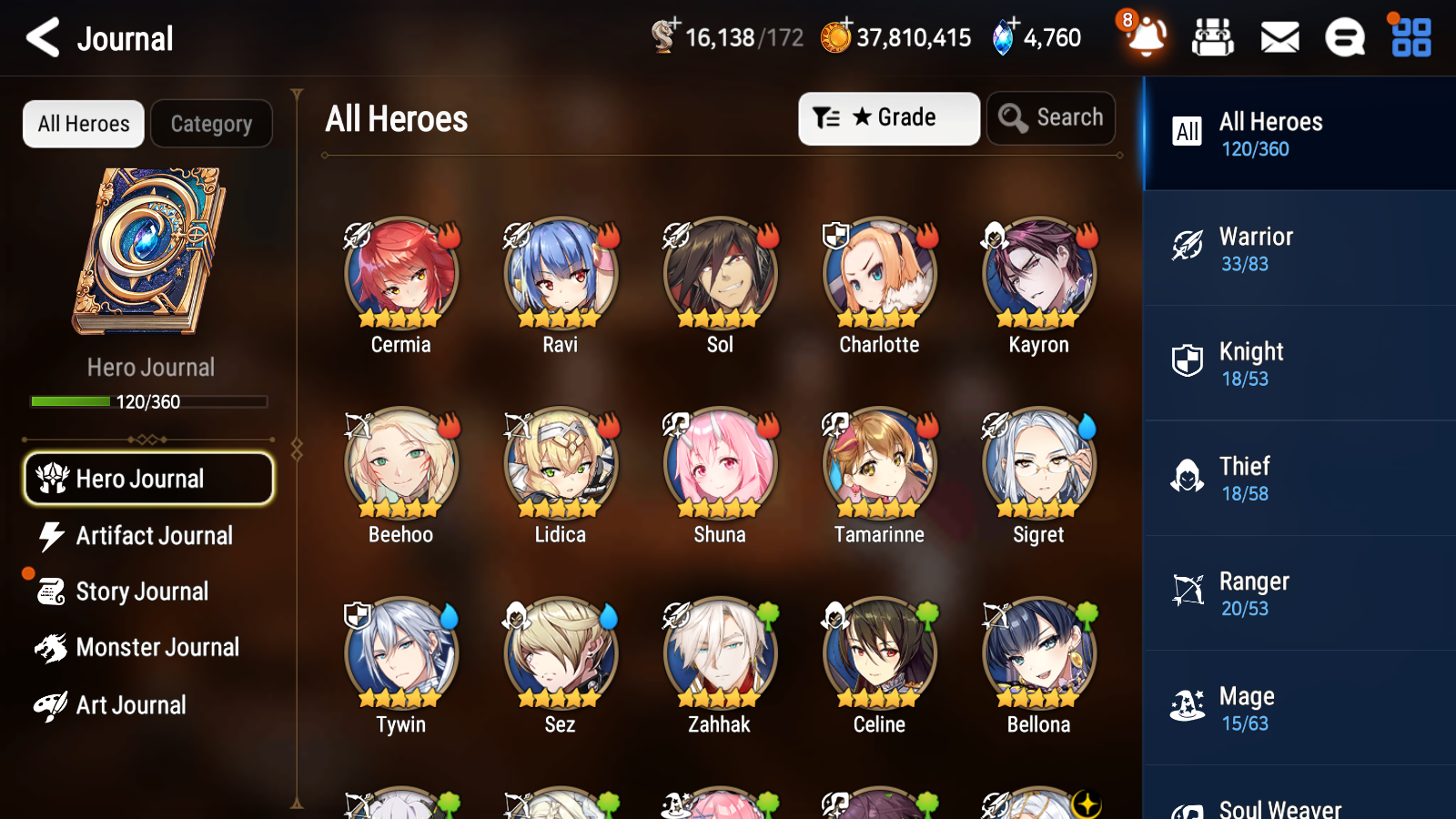 [GLOBAL][INSTANT] Epic 7 Seven 6ML New Moon Luna Successor Taeyou Mediator Kawerik Kise Lidica Solitaria + 40ML pulls +20 Speed + Name Starter Account-Mobile Games Starter