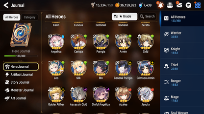 [GLOBAL][INSTANT] Epic 7 Seven 6ML Straze Kawerik Elena Luluca Flan + ML pulls + 20 Speed Name Starter Account-Mobile Games Starter