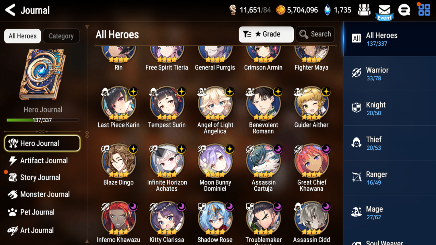 [Global][INSTANT] Epic 7 Seven 6ML+26 4*ML Straze Sez FLan Ray Choux Top Model Luluca Cerise Kizuna Ai 60 skin tickets 10-10 Account-Mobile Games Starter