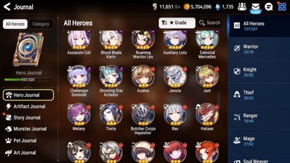 [Global][INSTANT] Epic 7 Seven 6ML+26 4*ML Straze Sez FLan Ray Choux Top Model Luluca Cerise Kizuna Ai 60 skin tickets 10-10 Account-Mobile Games Starter