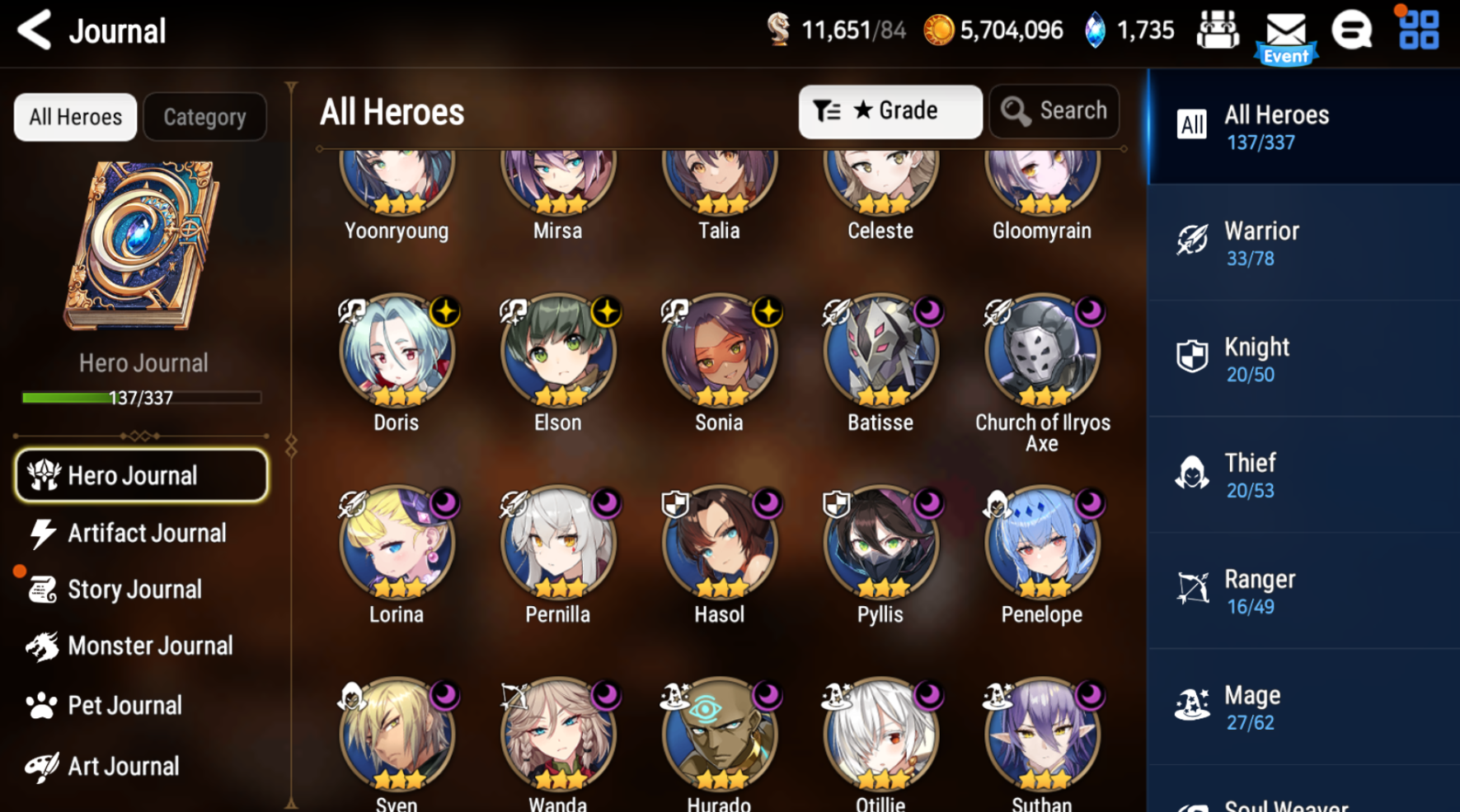 [Global][INSTANT] Epic 7 Seven 6ML+26 4*ML Straze Sez FLan Ray Choux Top Model Luluca Cerise Kizuna Ai 60 skin tickets 10-10 Account-Mobile Games Starter