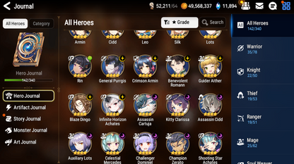 [GLOBAL][INSTANT] Epic 7 Seven 7ML Hellion Lua + 60ML pulls 12k skystones 2700 mystics+ Name Starter Account-Mobile Games Starter