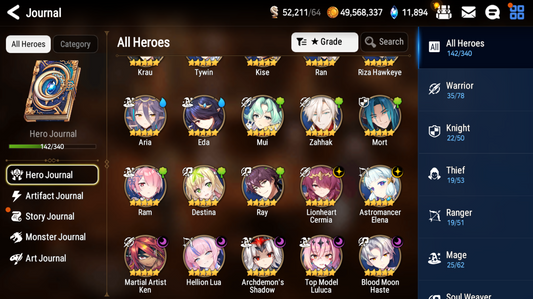 [GLOBAL][INSTANT] Epic 7 Seven 7ML Hellion Lua + 60ML pulls 12k skystones 2700 mystics+ Name Starter Account-Mobile Games Starter